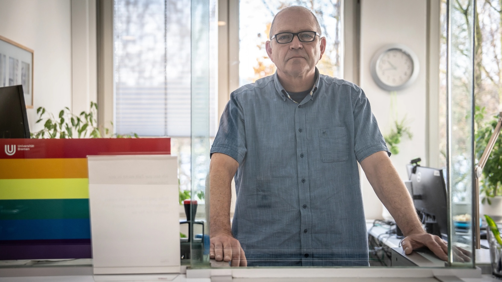 Dirk Dietzel in the Lost and Found Office