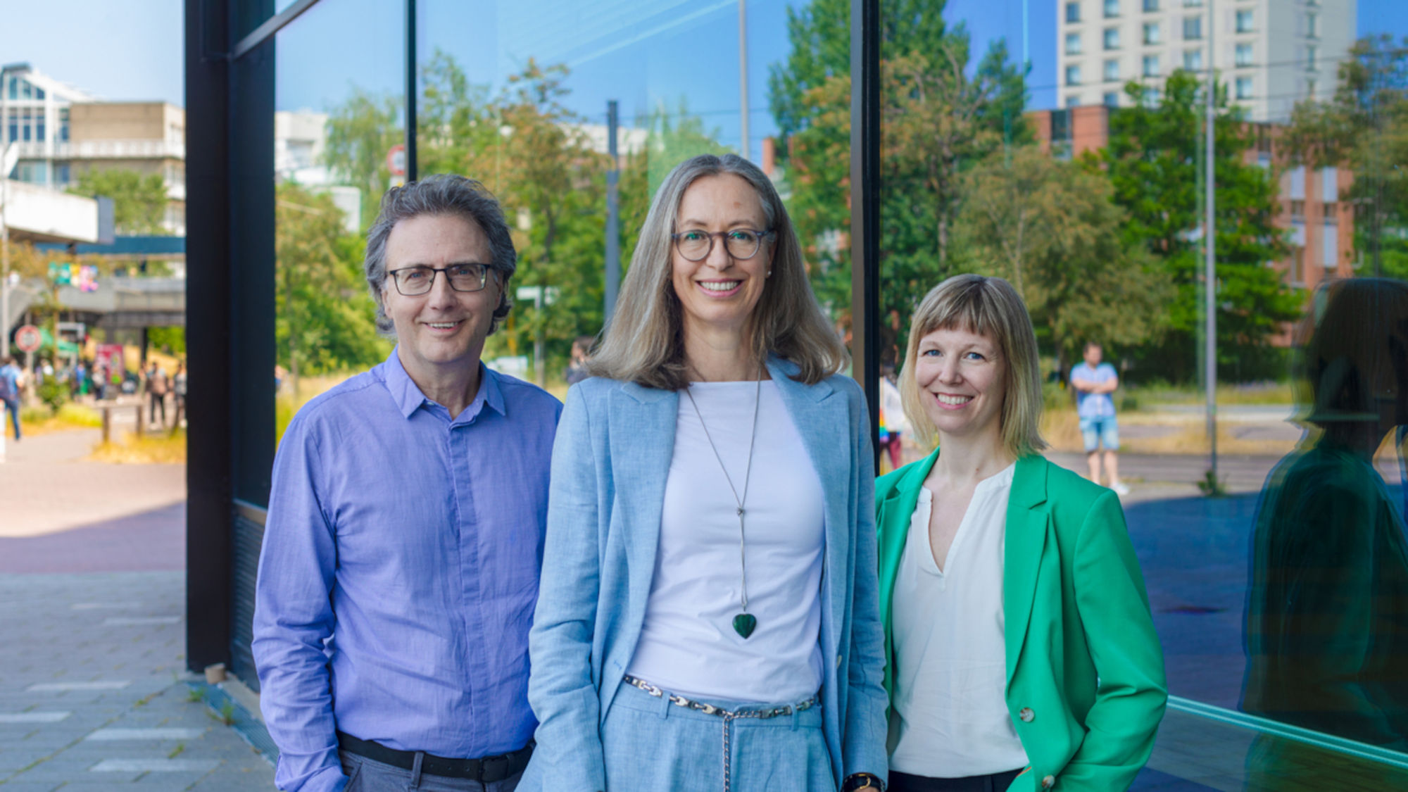 Claus Lewandowski, Simone Oelze und Alexandra Baumkötter (from left)