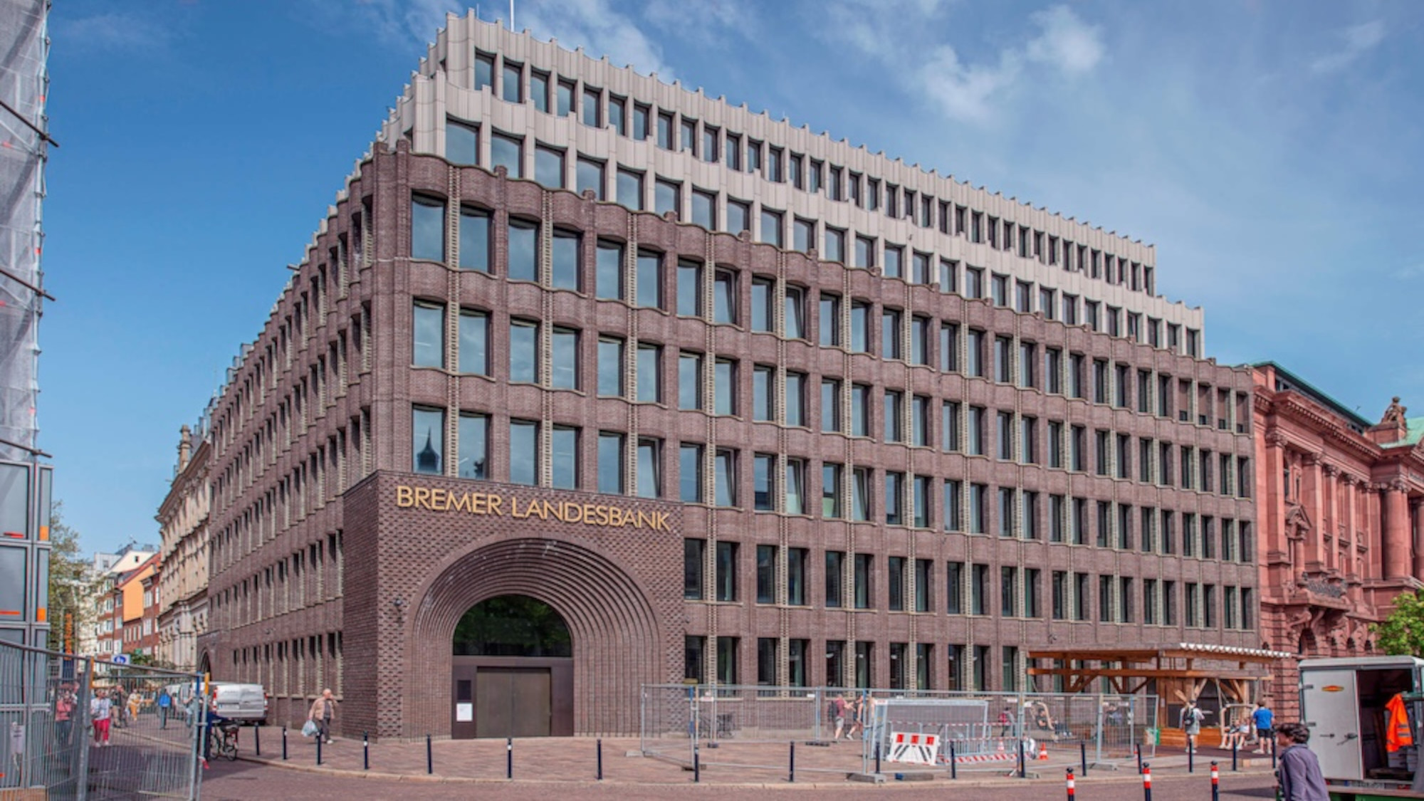 Das Gebäude der Bremer Landesbank von außen