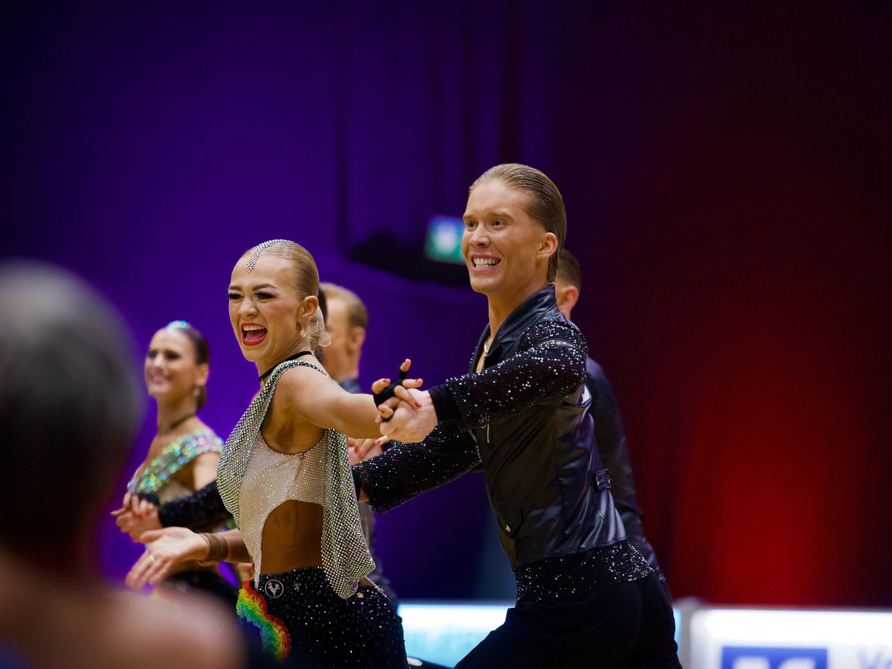 Tabea and Jakob while dancing