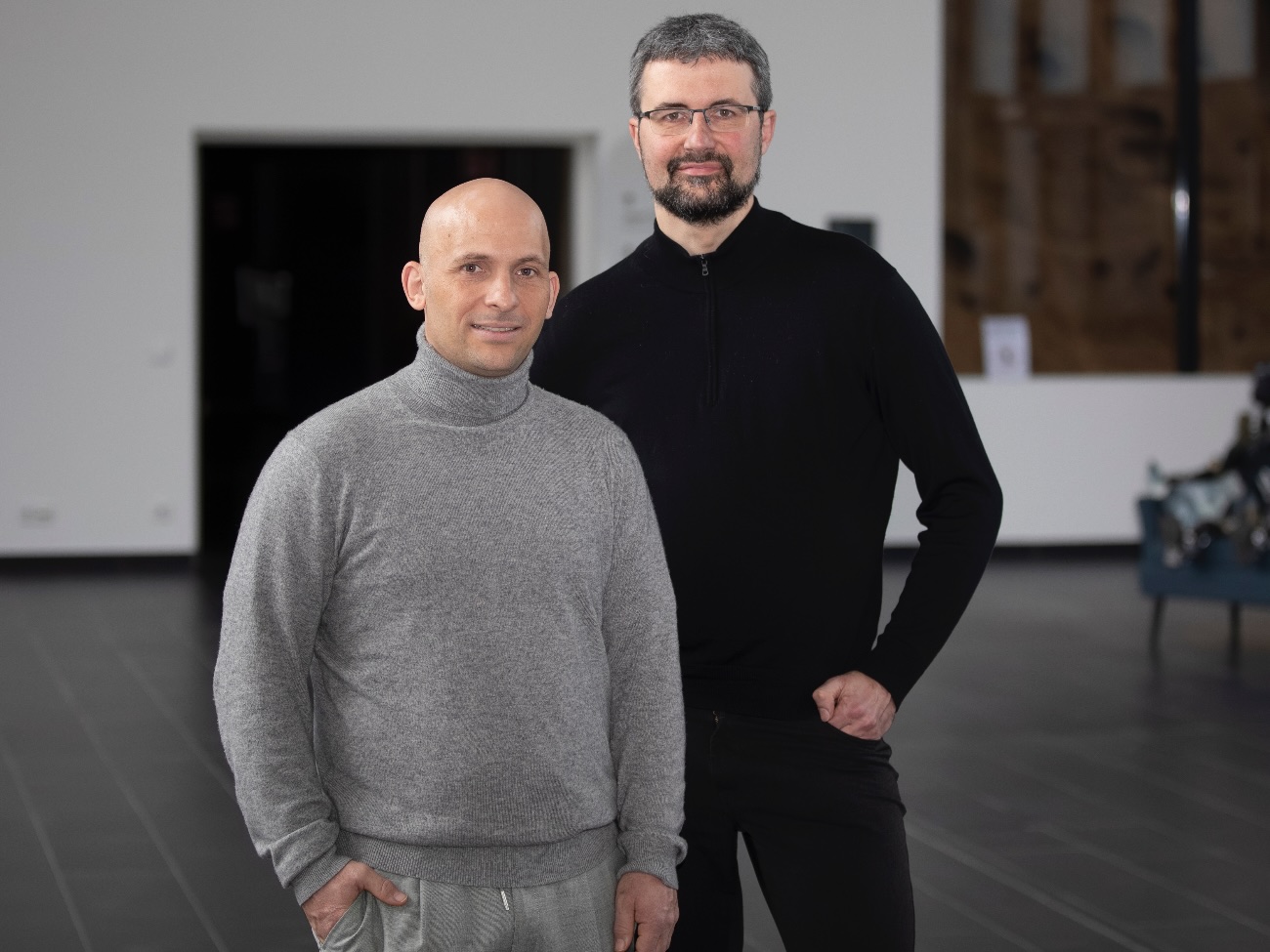 A portrait photo of Prof. Dr. Nico Hochgeschwender and Dr. Sirko Straube.