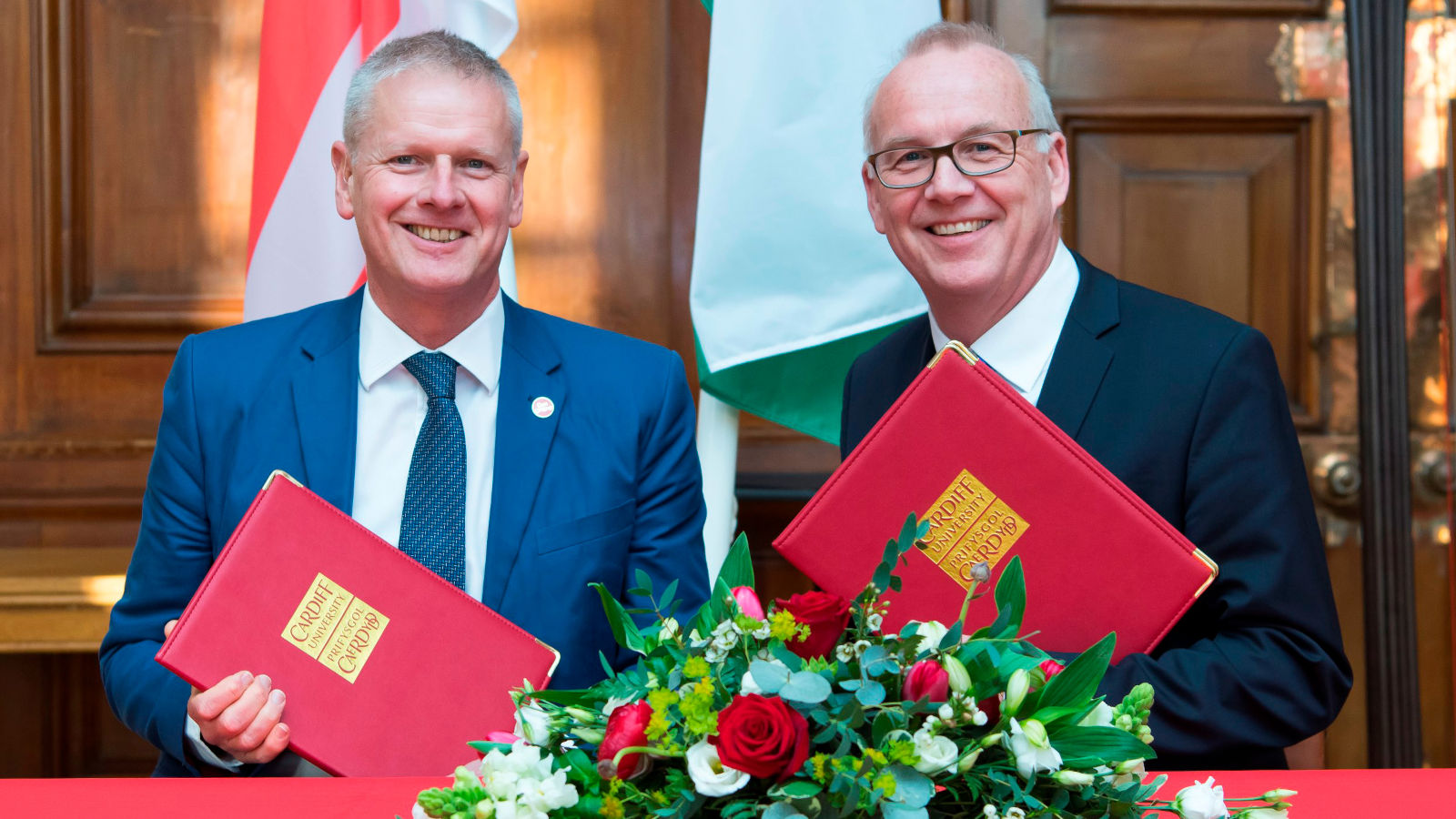 Vice-Chancellor Colin Riordan und Rektor Bernd Scholz-Reiter