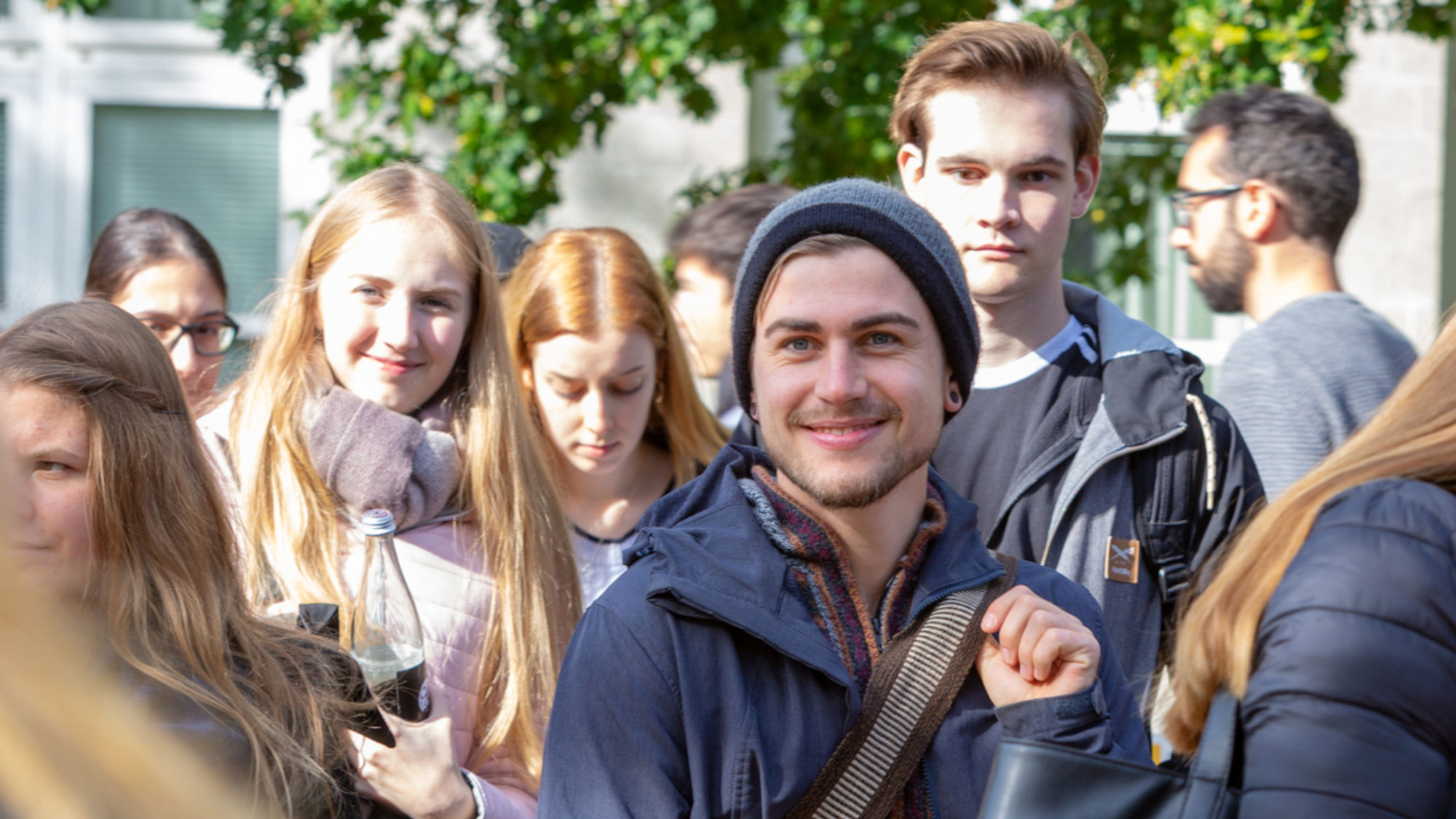 Studierende in der O-Woche